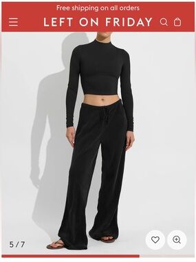 Left on Friday Journey Pants, Black Small